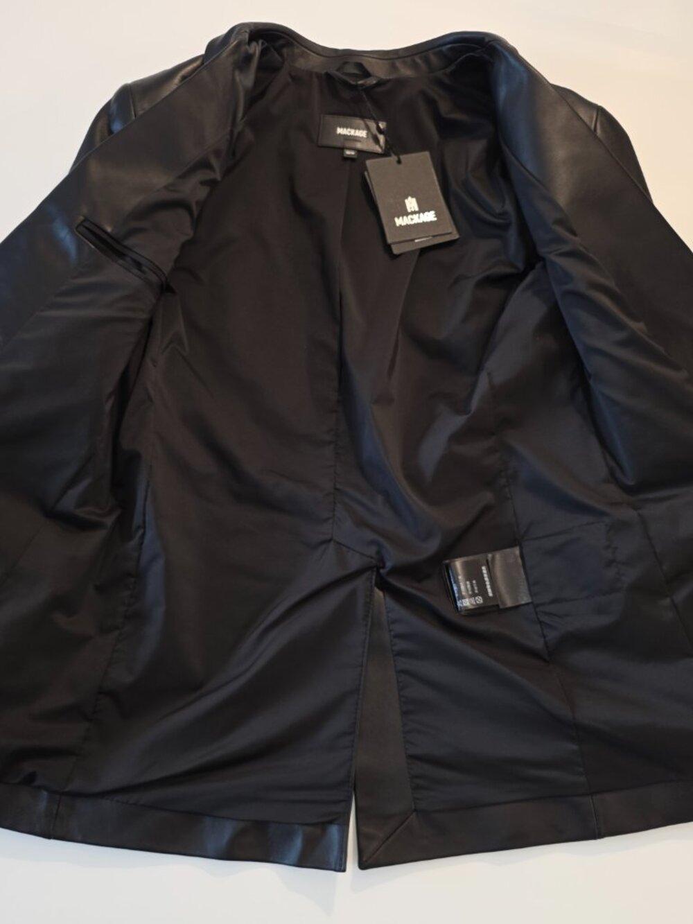 MACKAGE Caprice Leather Blazer - Picture 11 of 16